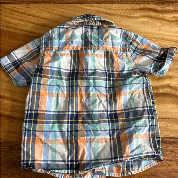 Crazy 8 Green and Blue Plaid Shirt - Picture 2 of 3